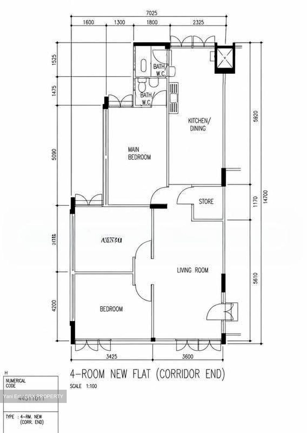 Blk 232 Kebun Baru Palm View (Ang Mo Kio), HDB 4 Rooms #611410621
